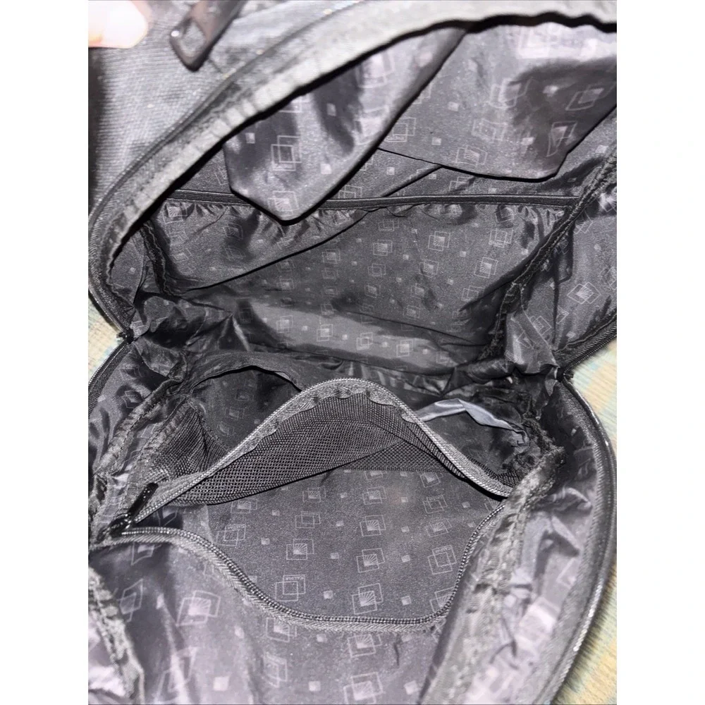 CALPAK Black Backpack Bag  Strap Multiple Compartments No Handle 18